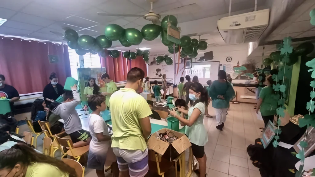 Atelier découverte de la journée Saint-Patrick au lycée professionnelprivé catholique de Bosco Tahiti