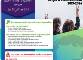 Vignette du projet d'établissement du lycée professionnel privé catholique Don Bosco Tahiti